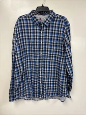NWOT Chubbies The Double Down Reversible Shirt Pearl Snap Shirt Mens Plaid XXL