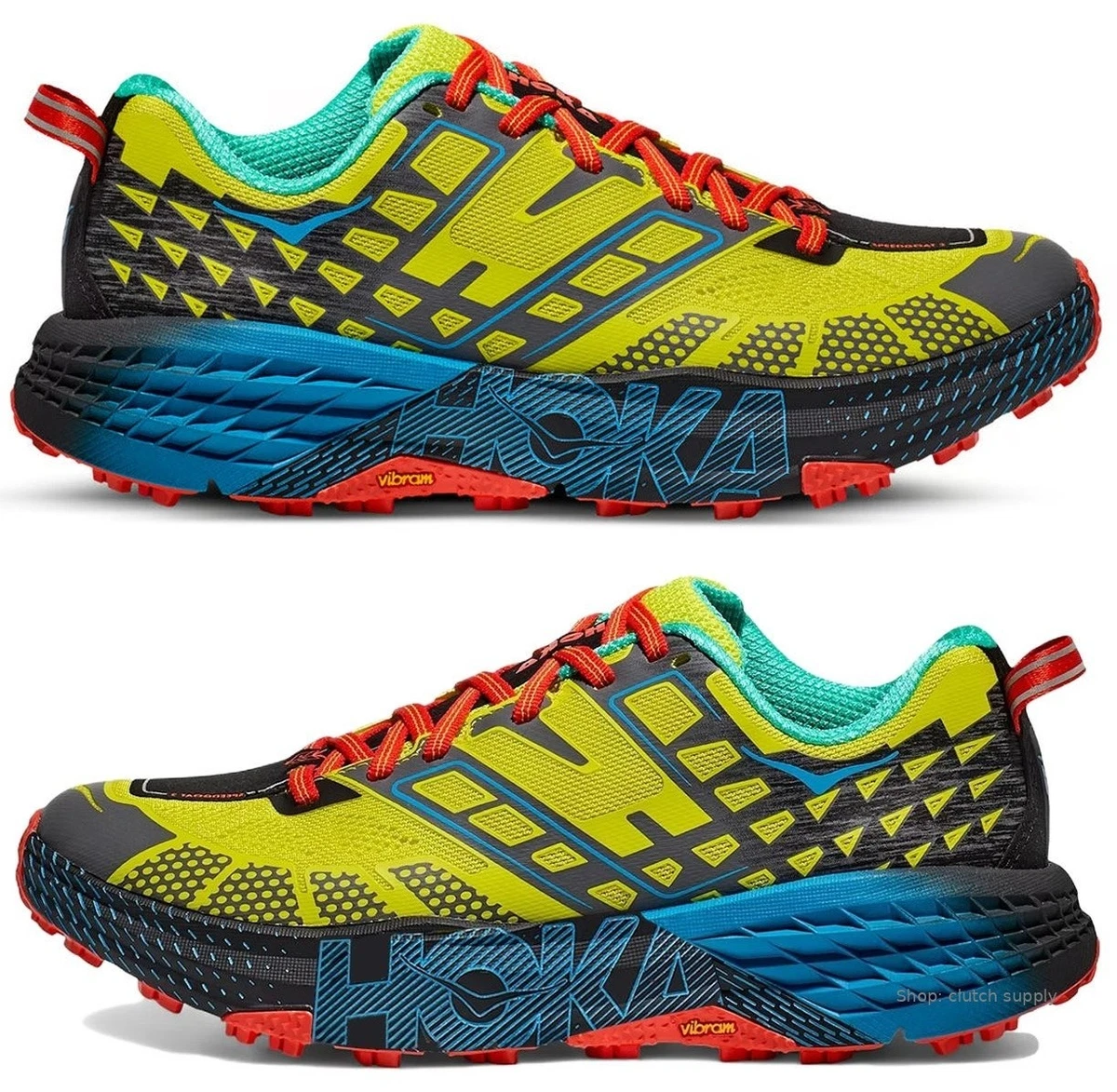 Hoka One One HOKA Speedgoat 2 Low Citrus Blue for sale | eBay