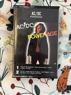 AC/DC Powerage Cassette Tape