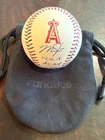 CALIFORNIA ANGELS MIKE TROUT KING FISH SIGNED BASEBALL W/INSC FANATICS MLB CERT