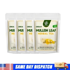100% Natural Mullein Leaf Herbal Tea For Lung Cleansing Relief Cough Metabolism