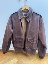 Giacca da volo Aero Leather marrone A2 - taglia 44