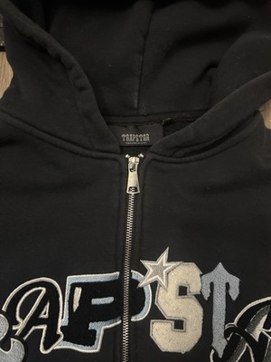 Trapstar London Black Full Zip Hoodie Men's Small Chenille Logo