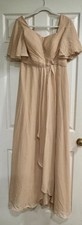 womens chiffon long formal dress size 14. Mother of the bride/groom, prom etc