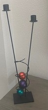 Artist Rick Martin modern industrial candle holder, original and signed
