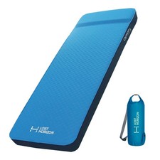 Air Foam Camping Mattress, Self-Inflating Sleeping Pad, 3" Thick, with Pump...