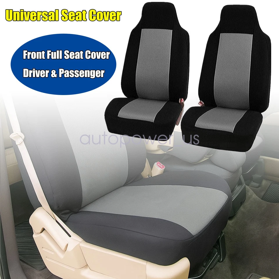 For Chevy Express GMC Savana 2003-2014 Car Full Seat Cover Waterproof Cloth 2PCS Foto 3 de 4