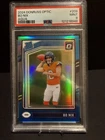 2024 Panini Donruss Optic Rated Rookie Bo Nix #209 Aqua Prizm /299 (RC) PSA 9