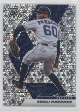 2021 Panini Mosaic Rookie Variation Quick Pitch Prizm Enoli Paredes #RV-94 12in