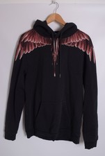 Marcelo Burlon Men Sweatshirt 100 Cotton Wings Print Hooded Casual Pullover M