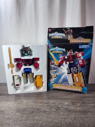 Bandai Power Rangers Lightspeed Rescue Deluxe Megazord 1999 Rare Vintage Figure