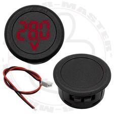VOLTMETRO DIGITALE DA PANNELLO LED ROSSO 4,5–100V DC PER AUTO MOTO ELETTRONICA