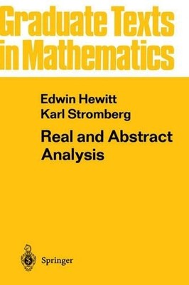 Edwin Hewitt Karl Stromberg Real and Abstract Analysis (Gebundene Ausgabe)