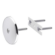Universal Tub Overflow Faceplate Polished Chrome Solid Brass Construction One...