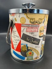 Vtg Retro MCM Serv-Masters Creations Ice Bucket - As Is