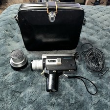 Vintage Canon Auto Zoom 518 Super 8 Movie Camera Plus Extras READ