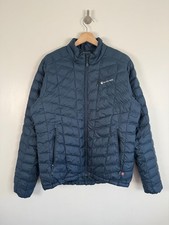 Montane Jacket Coat Size Medium Blue Icarus Puffer Insulated Micro Light Pertex