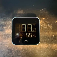 Eve Smart Weather Station 20EBS9901 - Temp Humidity, IPX4, Wireless, Siri,