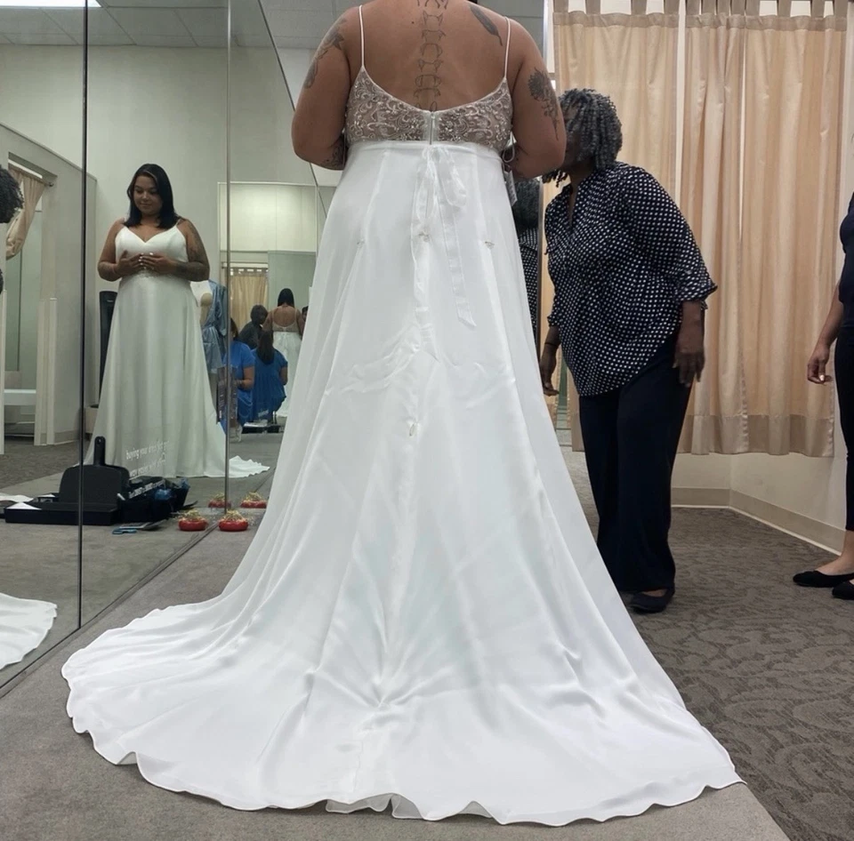 Davids Bridal Wedding Dress - Image 2 of 2