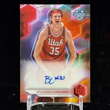 Branden Carlson 2023-24 Bowman University Best Refractor Autographs /125 #B23-BC