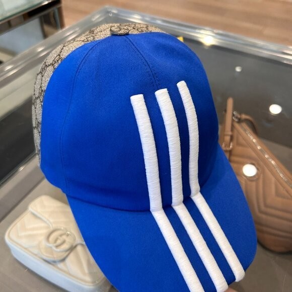 NWT Adidas X Gucci Double Sided Baseball Hat size M 719406-4HAST