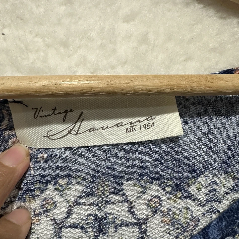 Blusa Top Vintage Havana Para Mujer Multicolor Manga Larga Talla Mediana Foto 3 de 4