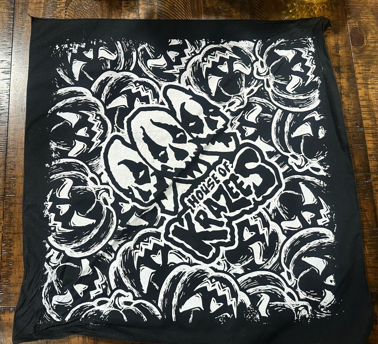 Twiztid House Of Krazees Red And Black Bandana Bandanas Lot Of 2