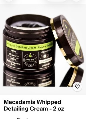 Macadamia Whipped Detailing Cream - 2 oz