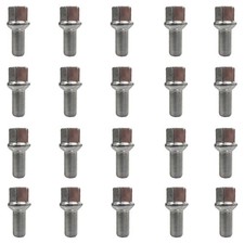 20x Radschrauben M14x1,5 27mm Kugelbund R14 silber für Mercedes-Benz A 176 A 177 20x Radschrauben M14x1,5 27mm Kugelbund R14 silber für Mercedes-Benz A 176 A 177
