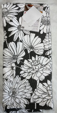 KITCHENAID KITCHEN TOWELS FLOWERS GRAY WHITE DAISIES 100 COTTON NIP