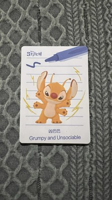 POP MART Disney Stitch Little Emotions Series Grumpy and
