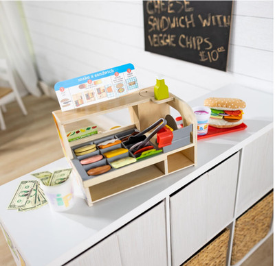 Melissa & Doug Slice & Stack Sandwich Counter