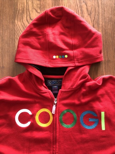 Red Coogi Zip up Sweater - Gem