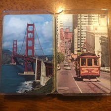 Vintage 1950s San Francisco Playing Cards 2 Sets Made In USA