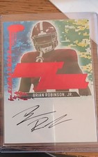 2022 SAGE High Series - Next Level Signatures Brian Robinson Jr. Red (AU, RC)