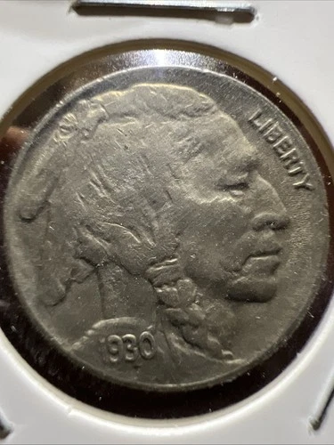 1930 Buffalo Nickel Full Sharp Horn Full Date