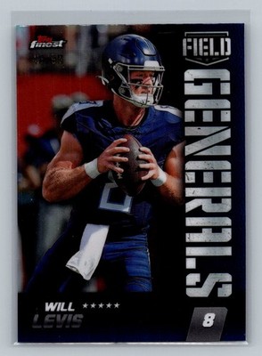 2024 Finest Will Levis Field Generals Blue Refractor #/99 #FG-26