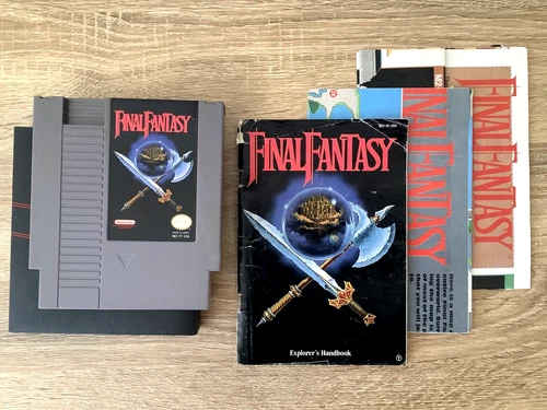 FINAL FANTASY cart for Nintendo NES (Nintendo 1987) w/ instruction manual, maps!