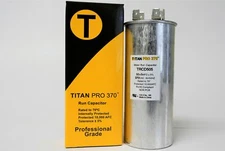 TitanPro TRCD505 HVAC Round Dual Motor Run Capacitor 50/5 MFD/UF 370 Volts