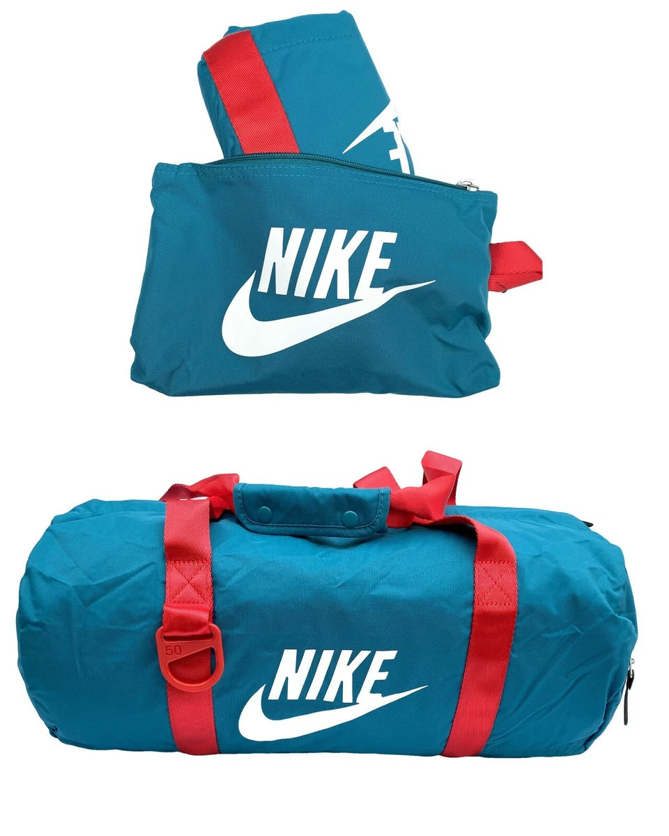 New Vintage NIKE Small Foldaway RACEDAY Sports HOLDALL Gym Bag