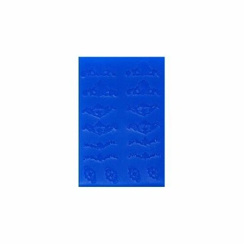 Silicone Blue Sugarcraft Mould/Cutter Sugarcraft and Chocolate Moulds for Cake Decorating