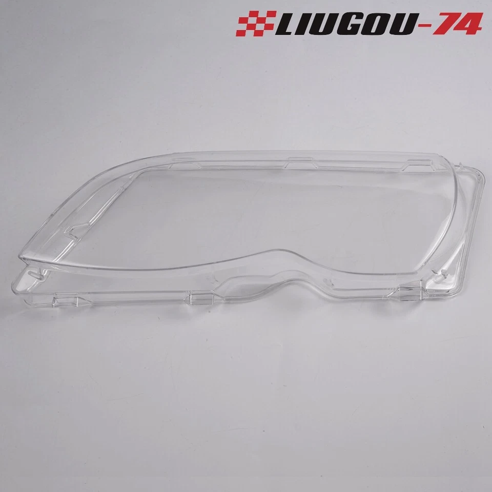 Ajuste para BMW E46 2002-2005 serie 3 4 puertas faros lente transparente cubierta de lente Foto 4 de 4