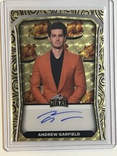 Marketplace image: 2024 Leaf Metal Andrew Garfield Autograph - Gold SuperFractor Auto - True #d 1/1