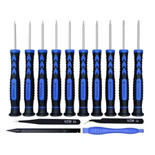 HengTianMei 14 in 1 Torx Screwdriver Set with T1 T2 T3 T4 T5 T6 T7 T8 T9 T10 ...