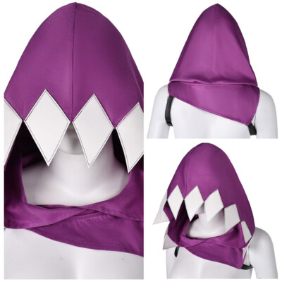 2024 Arcane: League of Legends Season 2 Jinx Purple Hood Halloween Party Hat