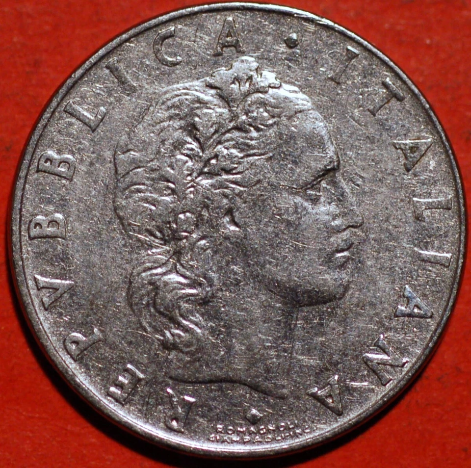 Italy 50 Lire 1962 KM# 95.1 - Image 2 of 2