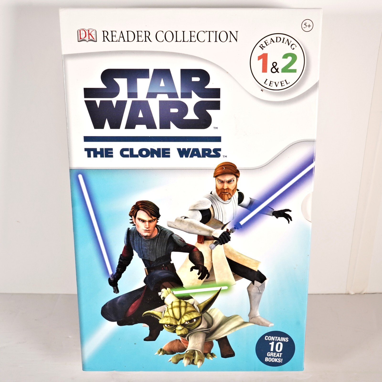 DK Reader Collection Boxset Reading Level 1&2 Star Wars: The Clone Wars Used VGC