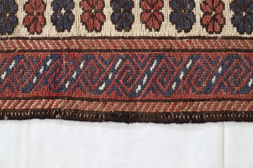 Alfombra auténtica tradicional de lana anudada a mano tribal afgana de 3'8"" x 5'5"" ft - Imagen 5 de 6
