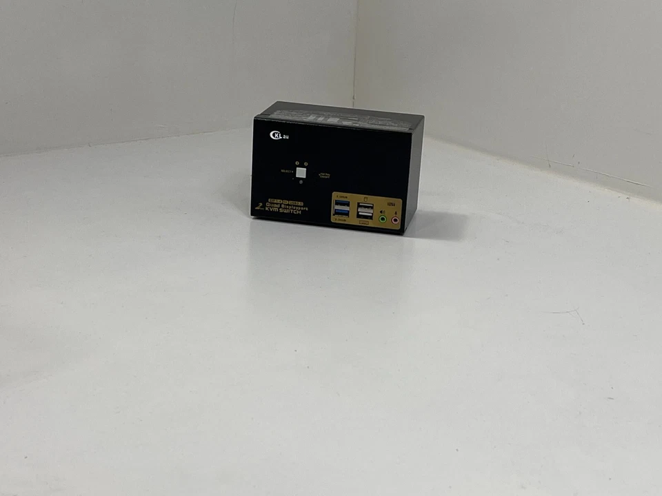 CKLau 2 Port USB 3.0 Quad Monitor Displayport KVM Switch - CKLau-624DP-4 - NEW! - Image 4 of 4