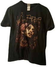 Lil Peep Floral Portrait Hot Topic T-Shirt Medium EUC
